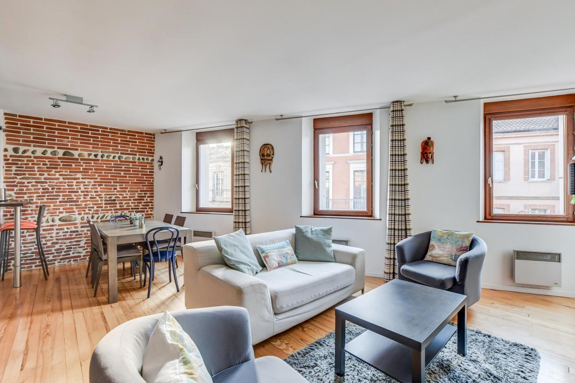 Duplex Tolosa - Pont-Neuf, Dome De La Grave, 2 Bdrs 85M2, Ac, Free Private Car Park - T3 85M2 Avec Clim, Parking Prive Gratuit Buitenkant foto