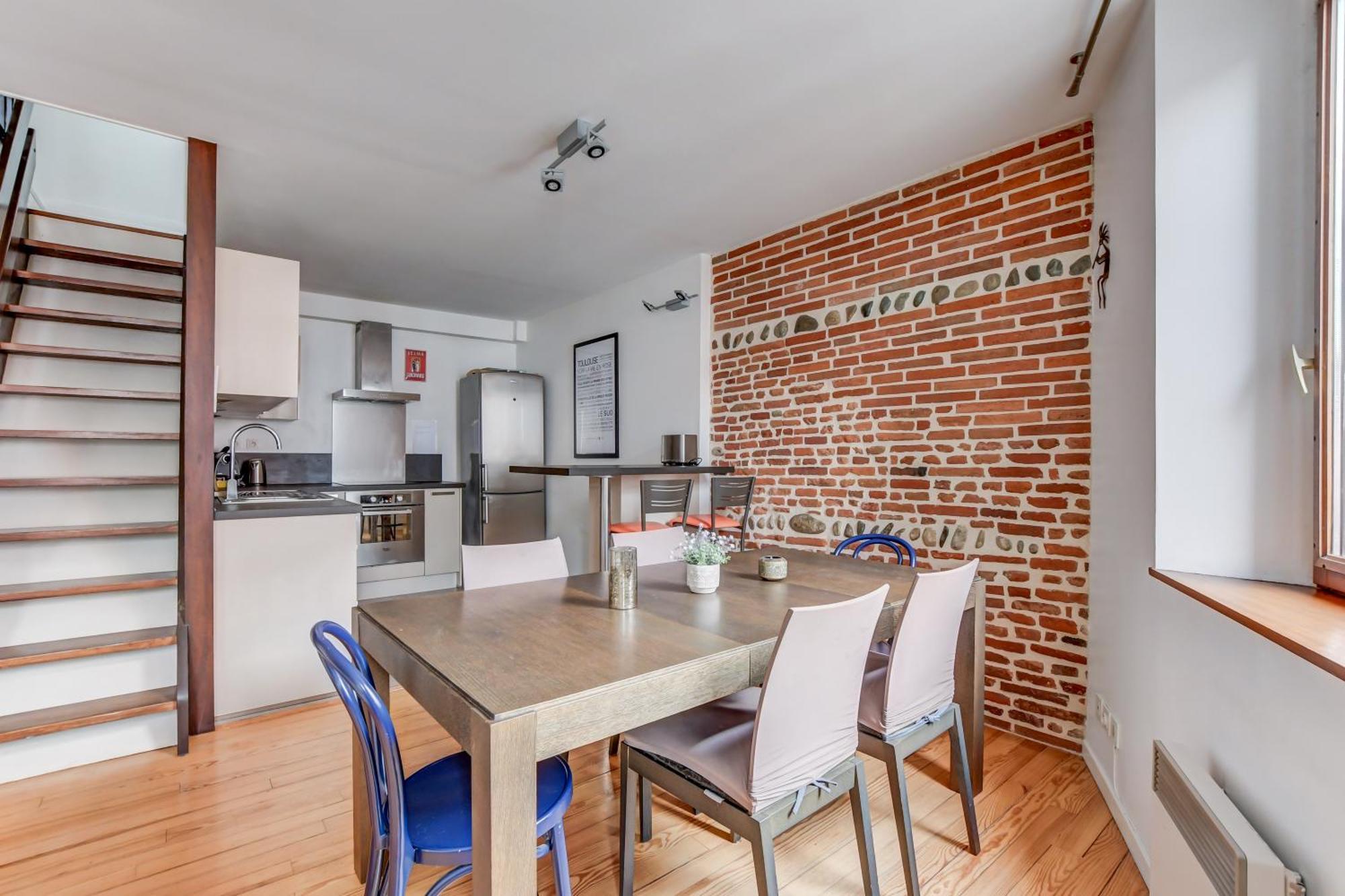 Duplex Tolosa - Pont-Neuf, Dome De La Grave, 2 Bdrs 85M2, Ac, Free Private Car Park - T3 85M2 Avec Clim, Parking Prive Gratuit Buitenkant foto